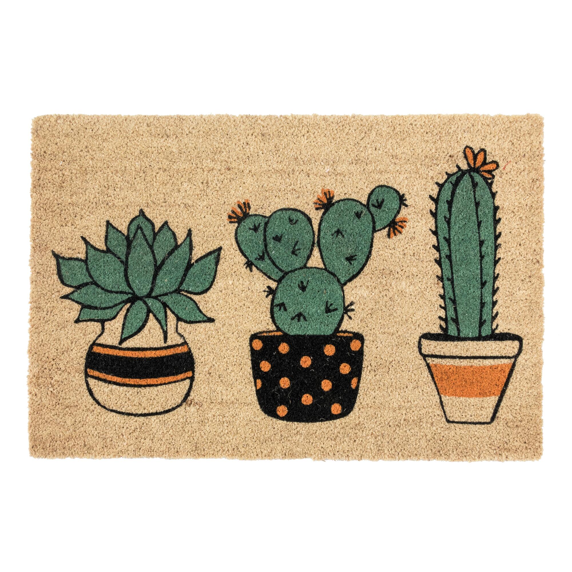 Potted Cactus Coir Doormat by World Market