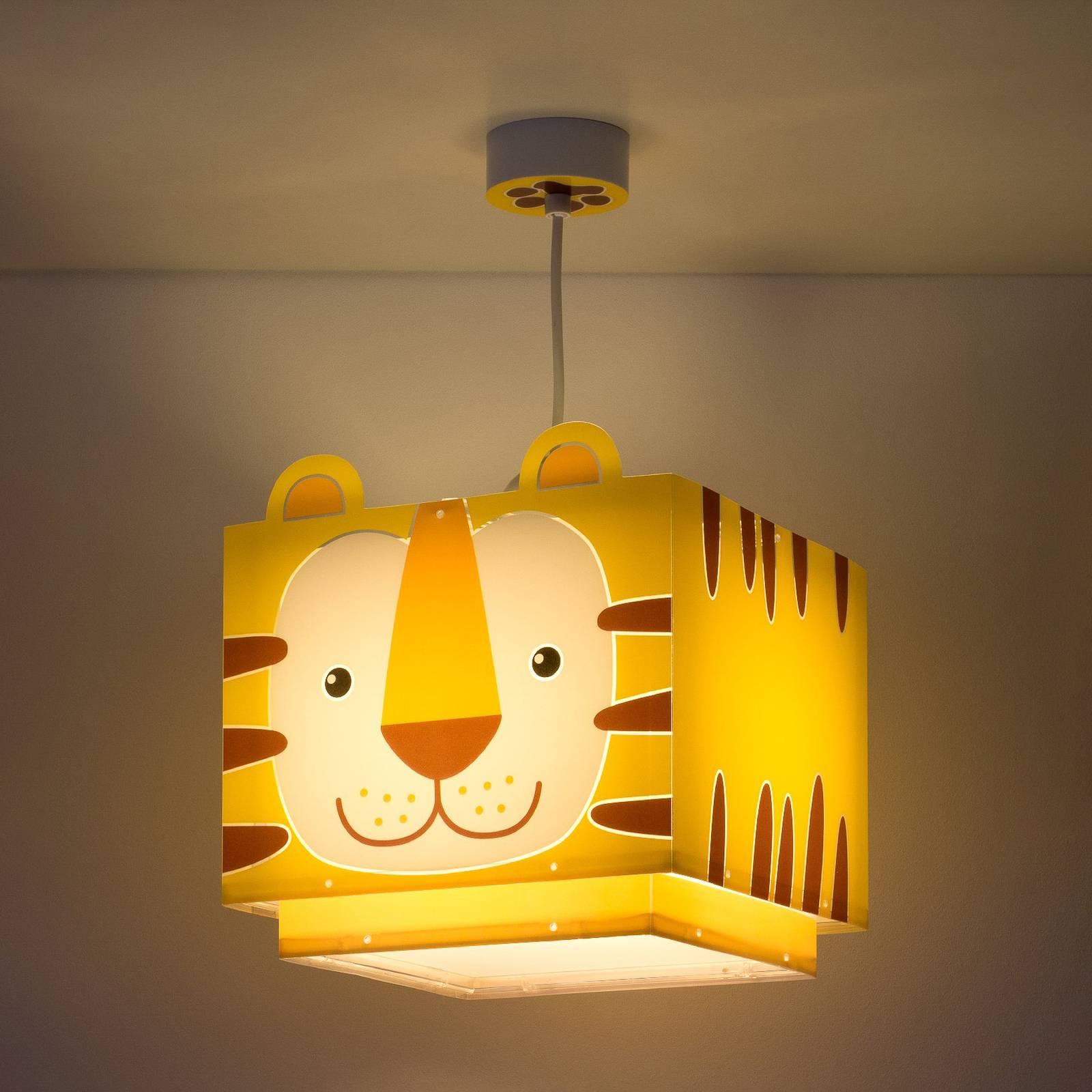 Lastenhuoneen riippuvalo Little Tiger 1-lamppuinen