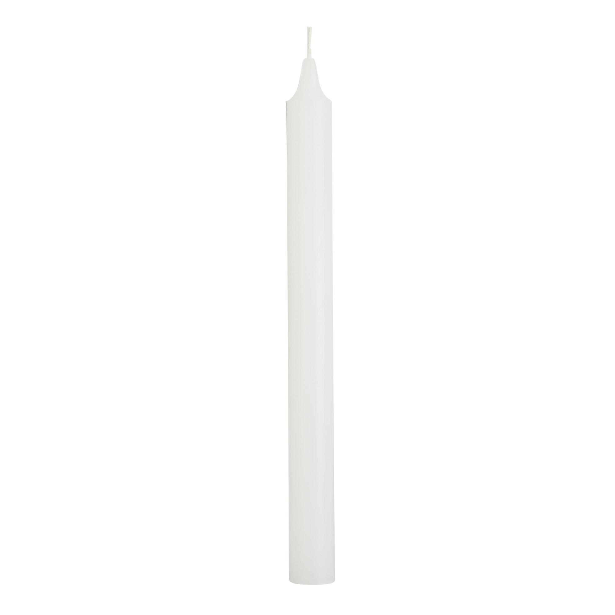 White Taper Candles 6 Pack - Wax by World Market