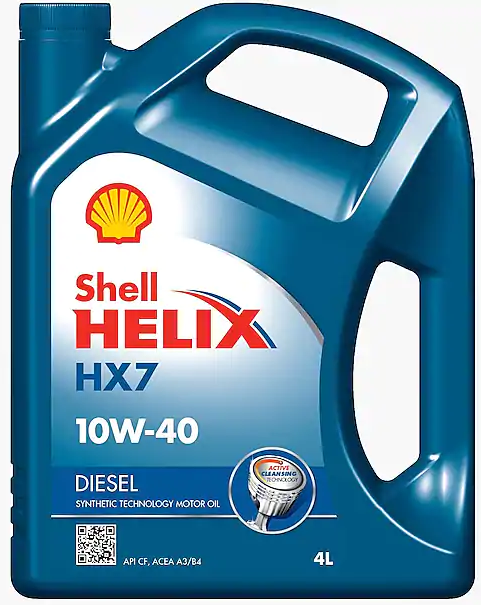 Moottoriöljy SHELL HELIX HX7 DIESEL 10W40 4L