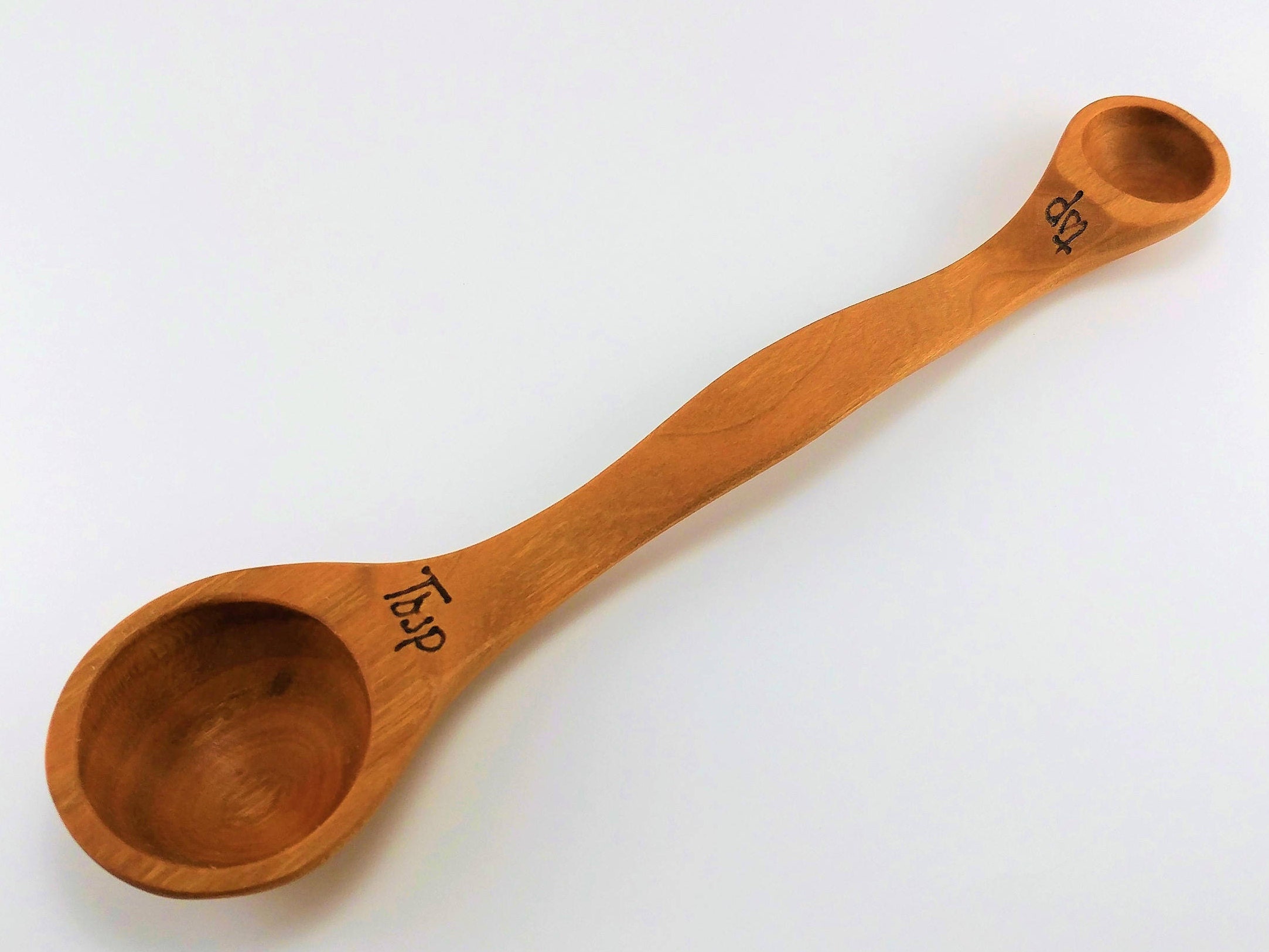 Two Headed Measuring Spoon | Wooden, Cherry Wood
