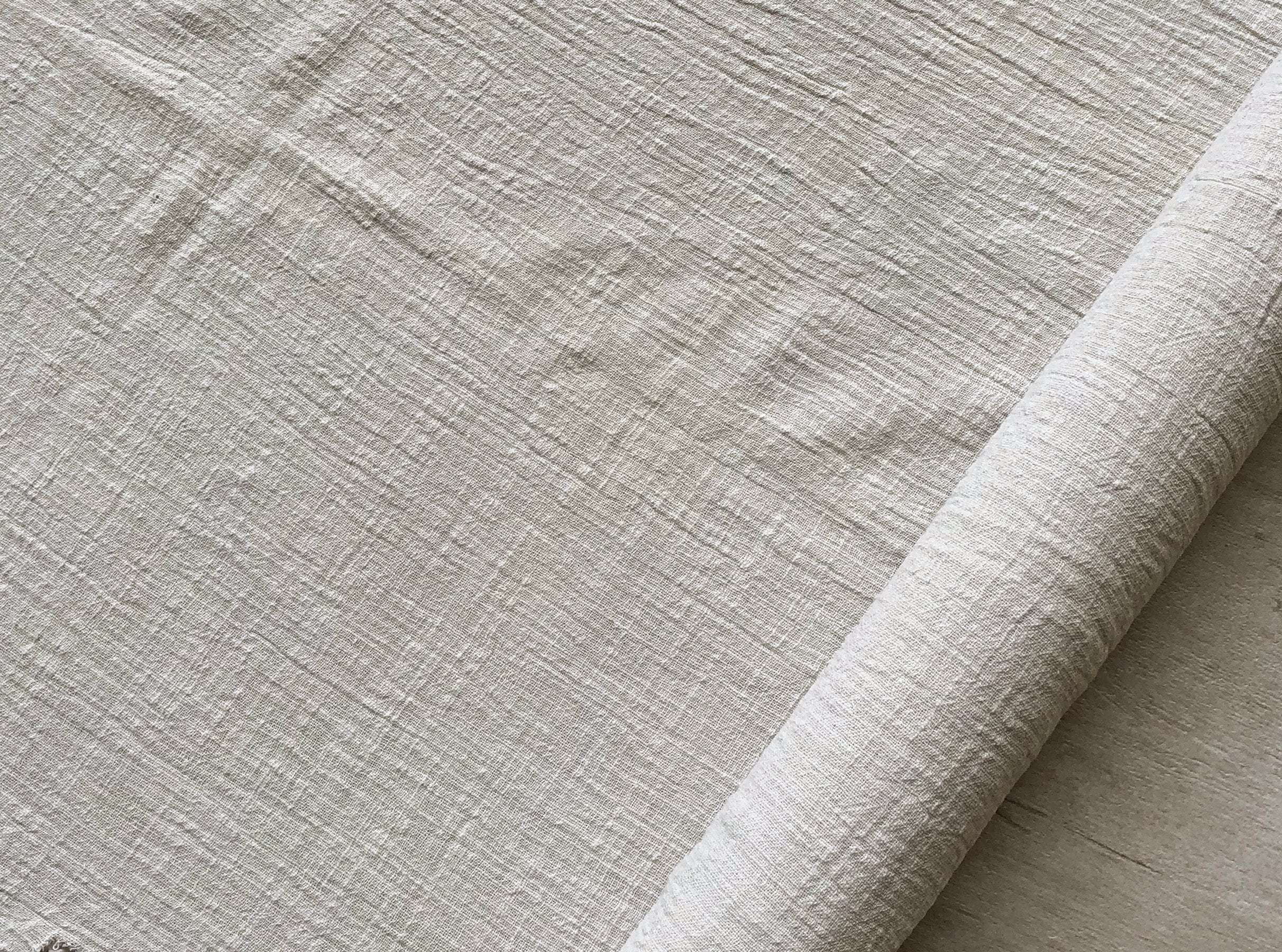 Natural Cotton&linen Blend Gauze Material Sold By Half Yard