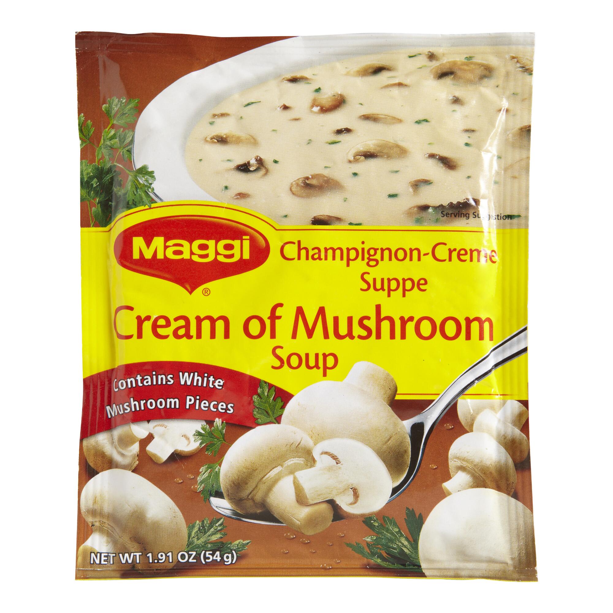 Maggi Cream of Mushroom Soup, Set of 6 by World Market
