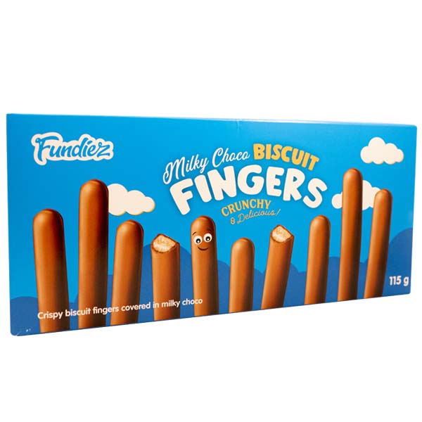 Fundiez Biscuit Fingers 115g