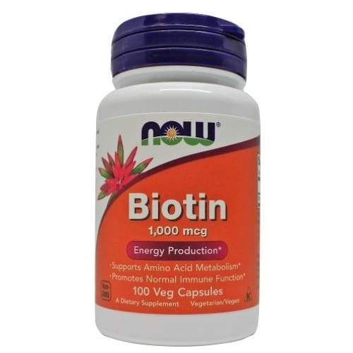 Biotin, 1000mcg - 100 vcaps