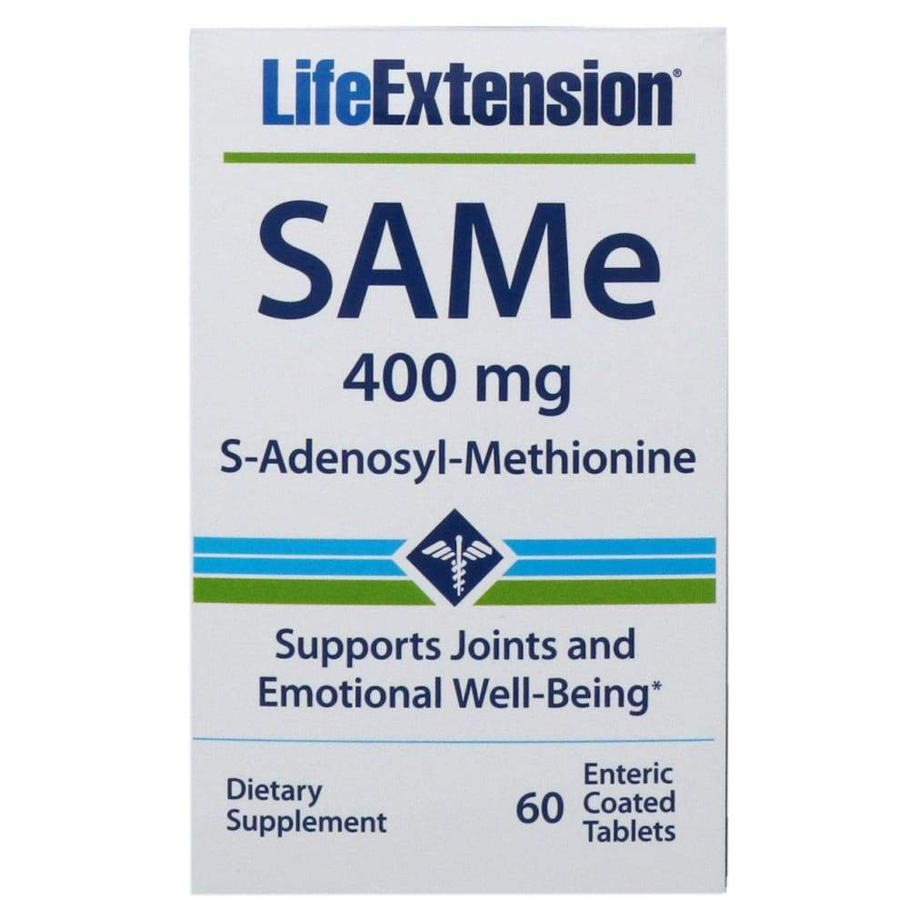 SAMe S-Adenosyl-Methionine, 400mg - 60 enteric coated tabs