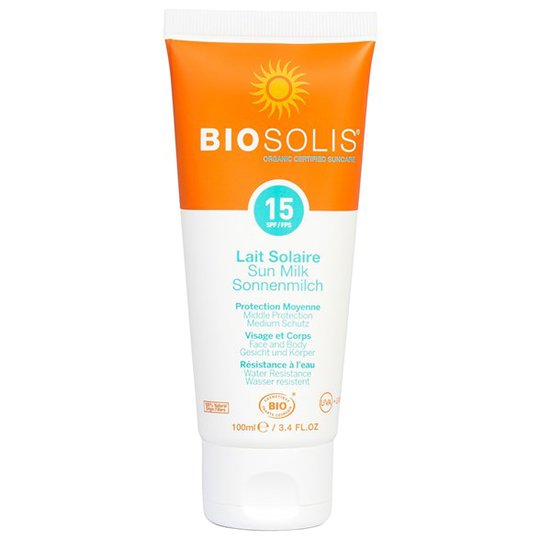 Biosolis Sun Milk SPF 15, 100 ml