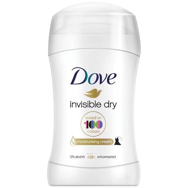 Dove Invisible Dry 48 hours Deodorant Stick for Moisturizing Protection