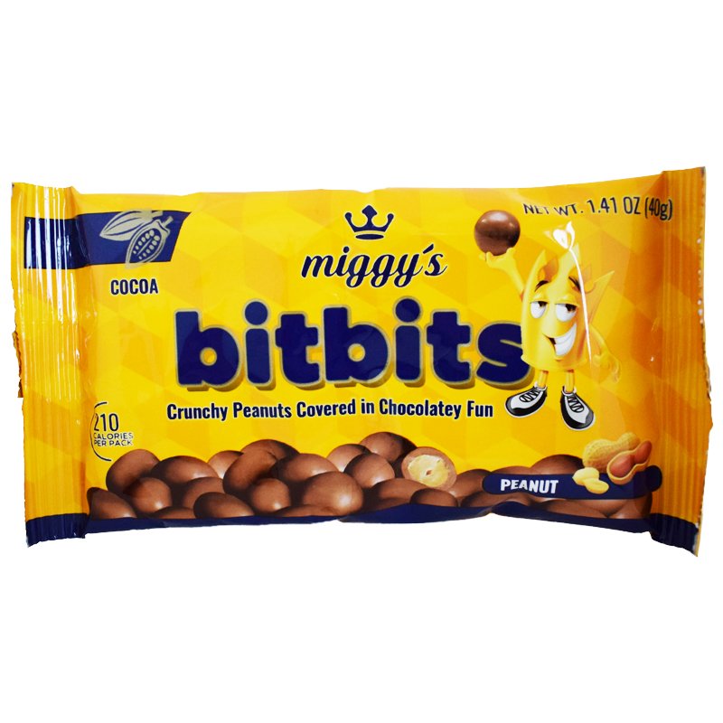 Godis "Bitbits Peanut Chocolate" 40g - 68% rabatt