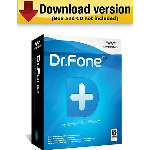 Wondershare Dr.fone (iPod Touch 4) for Windows (1-User) [Download]