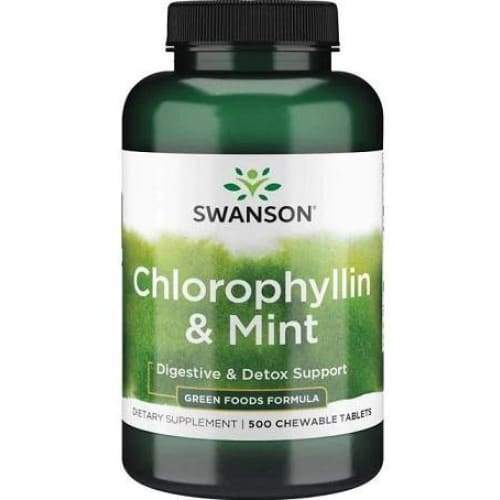 Chlorophyllin & Mint - 500 chewable tablets