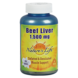 Beef Liver - Muscle Support - 1,500 MG (100 Tablets)