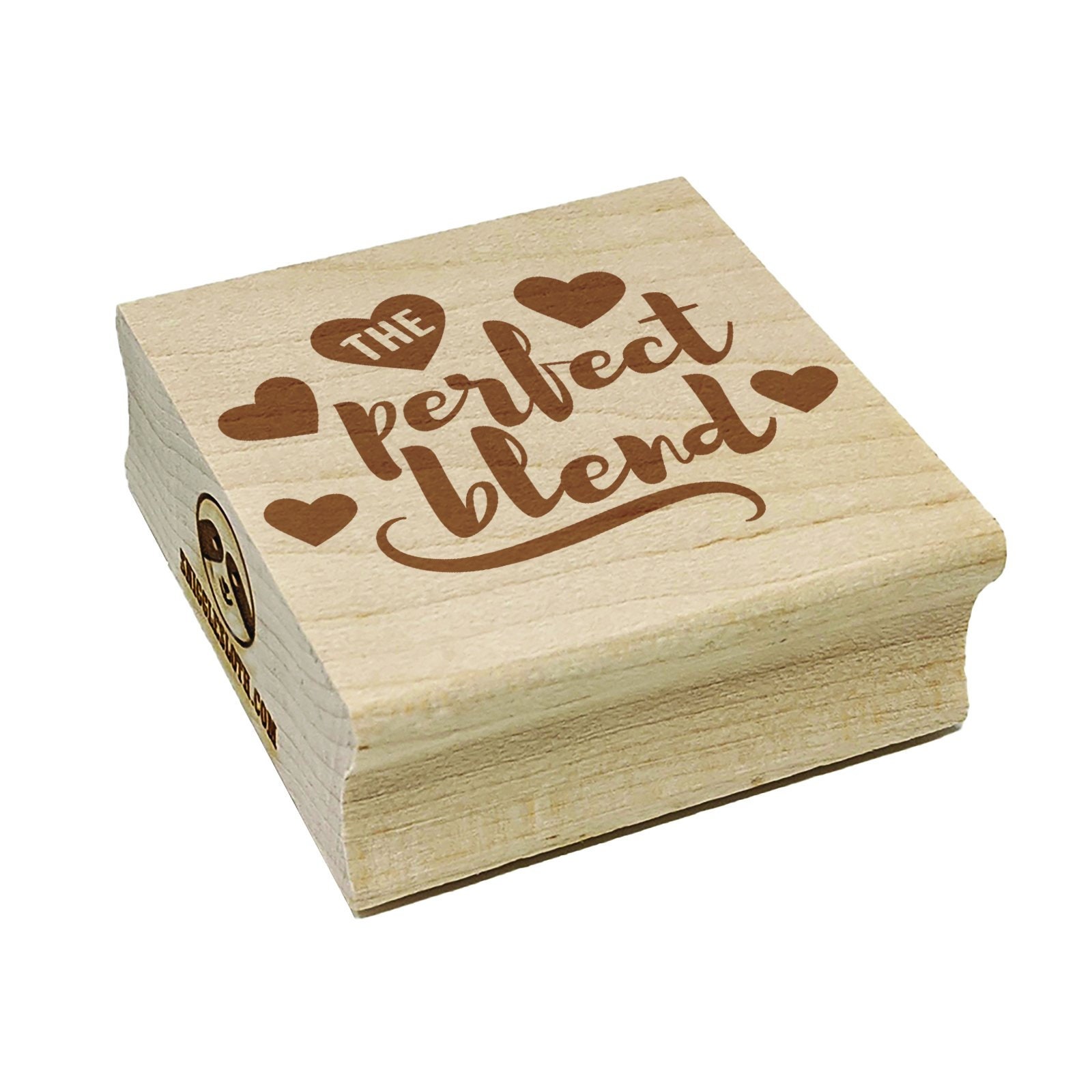 The Perfect Blend Love Anniversary Valentine's Day Square Rubber Stamp For Stamping Crafting