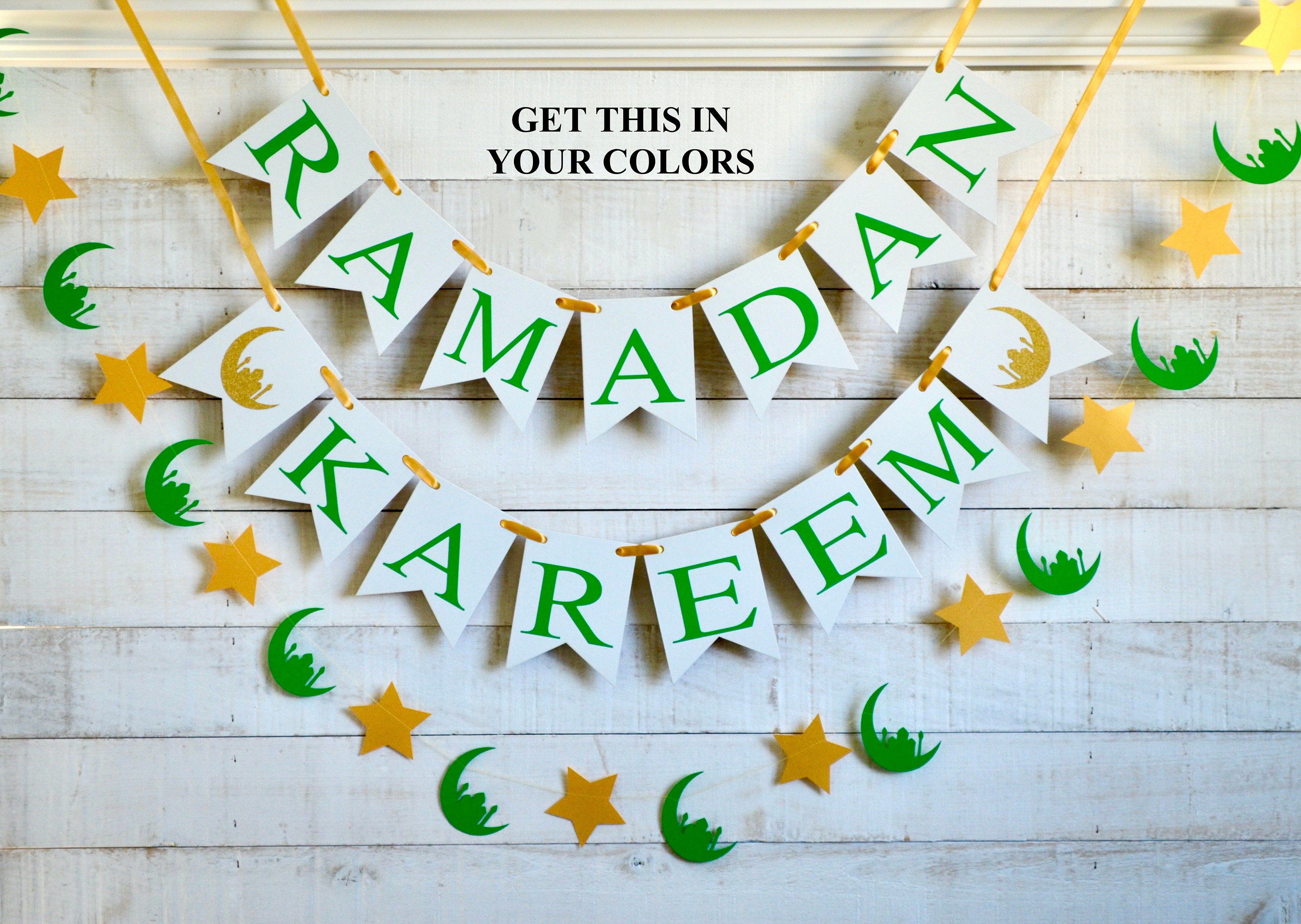 Ramadan Kareem Banner, Mubarak Banner, Eid Mubarak Decorations, Decorations