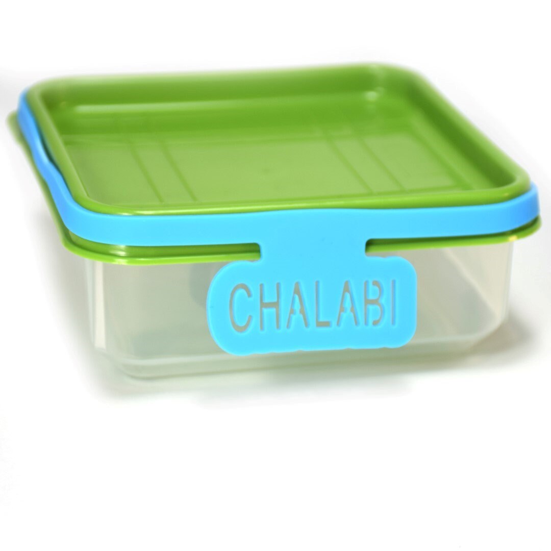 Kitchen Labels For Kosher Tupperwere & Containers - Chalabi Tags Kitchens. Pack Of 2 Units