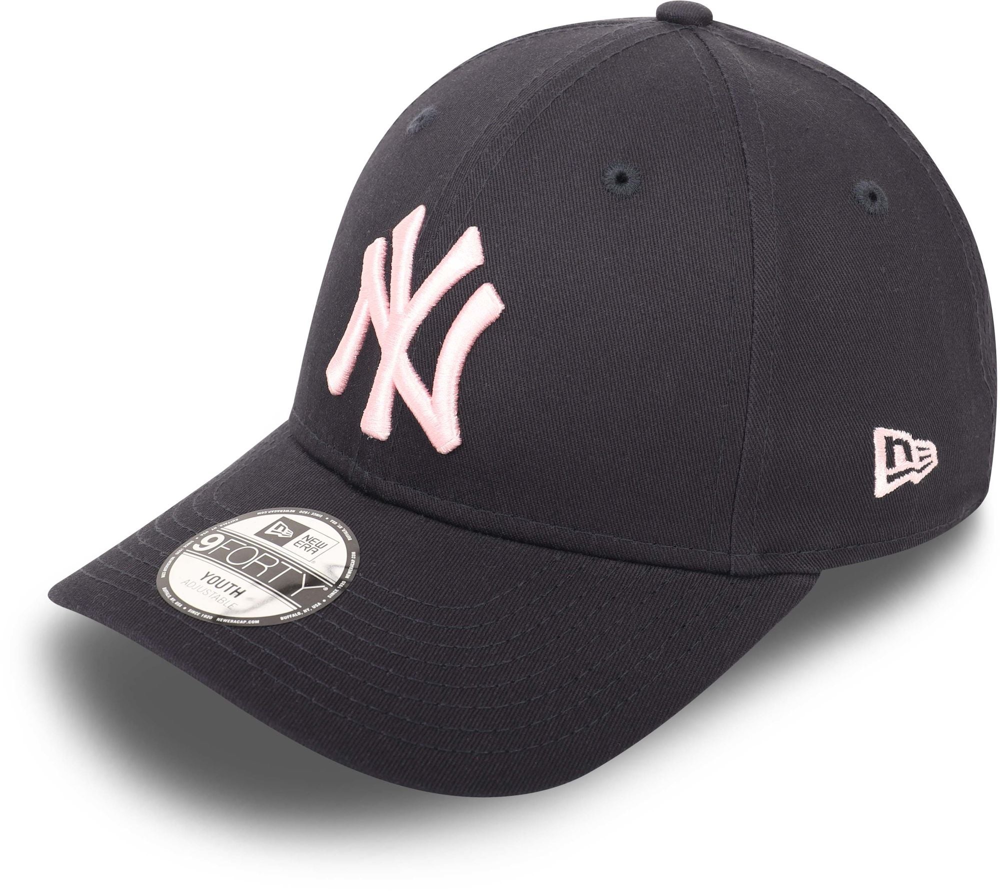 New Era NYY League Essential 940 Kappe, Navy Pink, 4-6 Jahre
