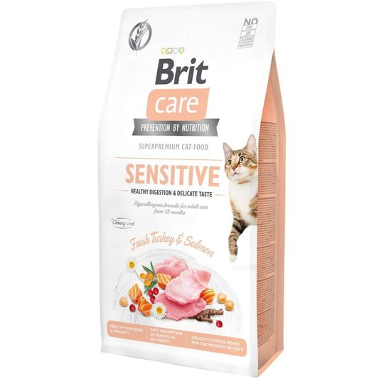 Brit Care Cat Grain Free Sensitive Healthy Digestion & Delicate Taste (7 kg)