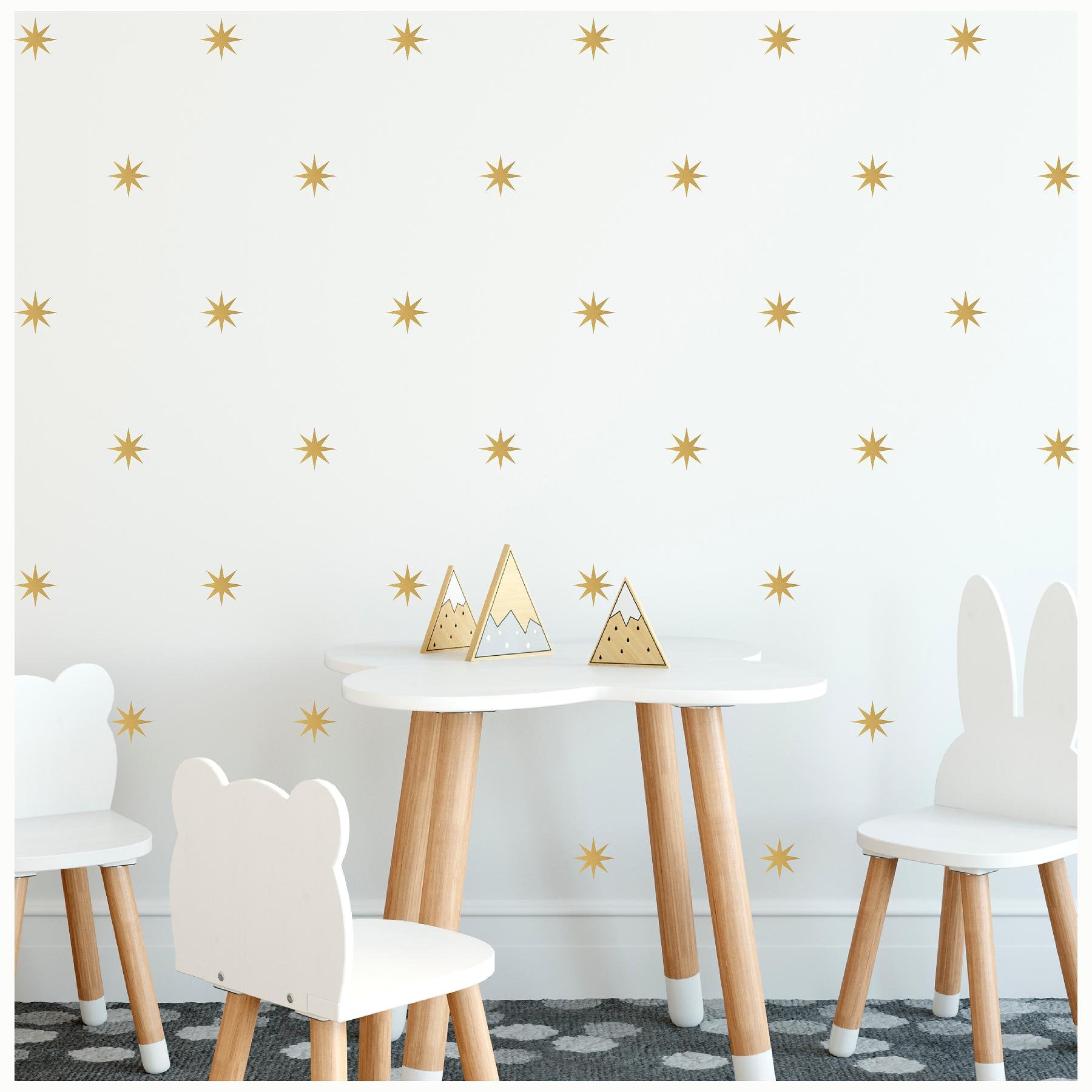 Star Bursts Vinyl Decals | 3+ Sizes & 35+ Colors To Choose Vinyl Lettering Quote Wall Saying Decal Sticker Art