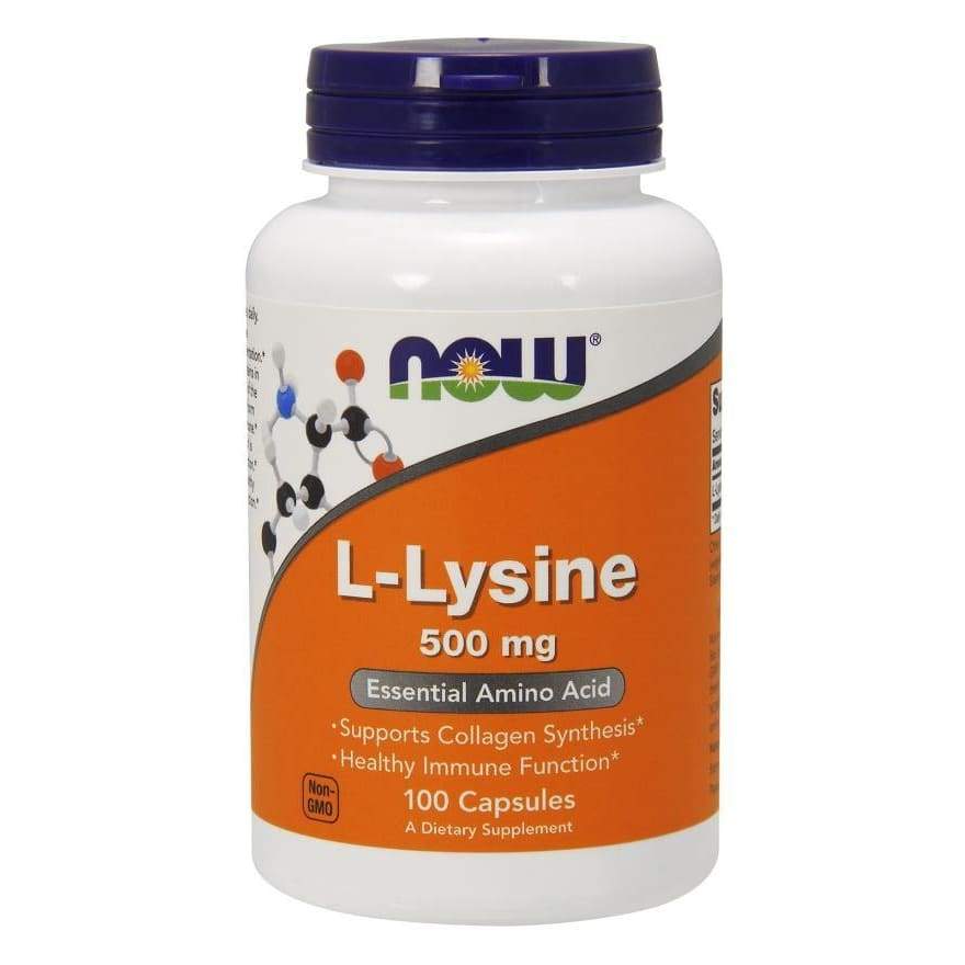 L-Lysine, 500mg - 100 vcaps