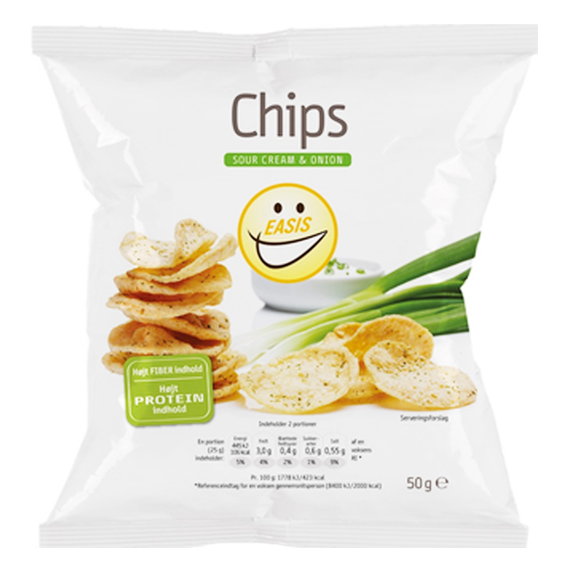 Chips "Sour Cream & Onion" 50g - 47% rabatt