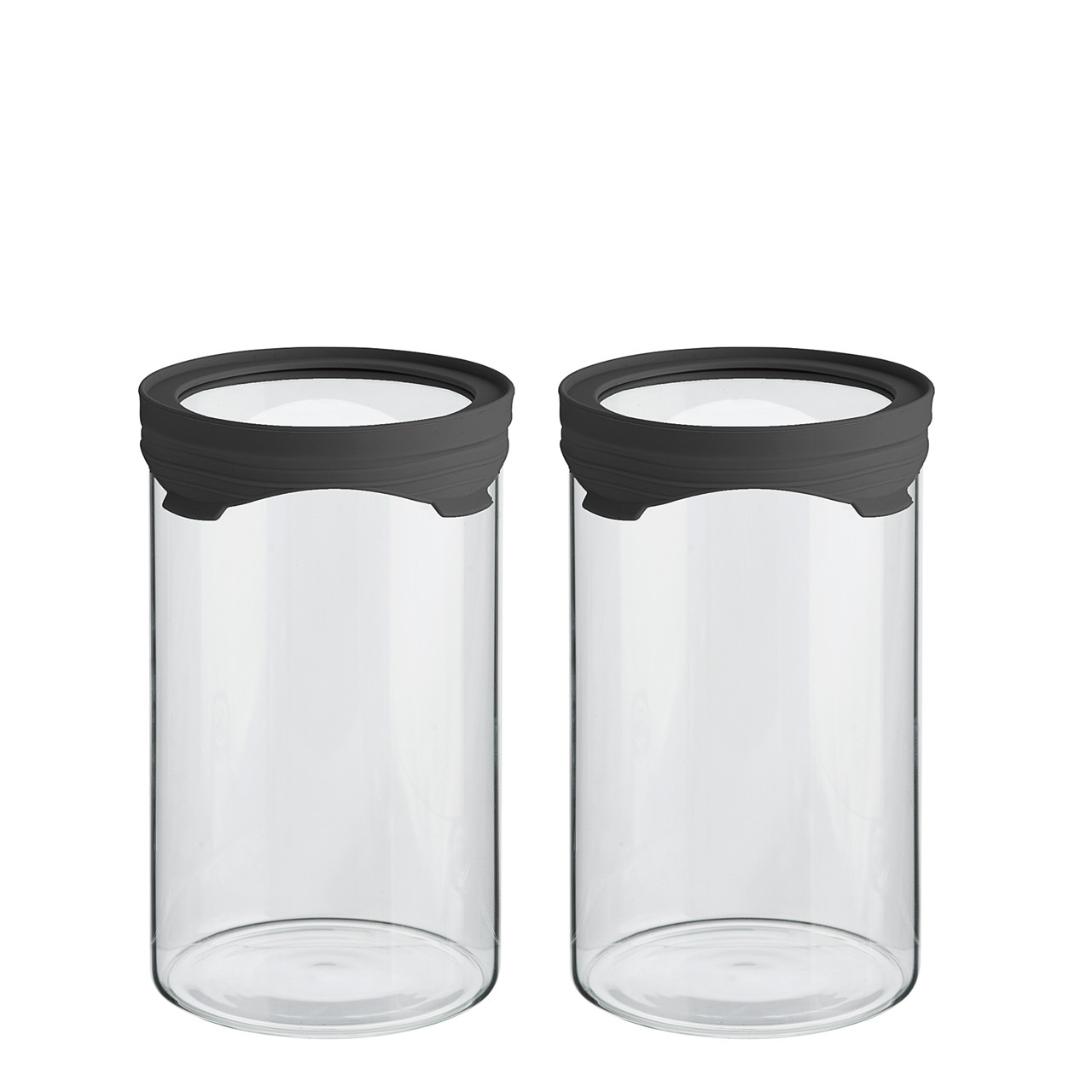 SINNERUP Opbevaringsglas 1.000 ml. 2 stk. (SORT ONESIZE)