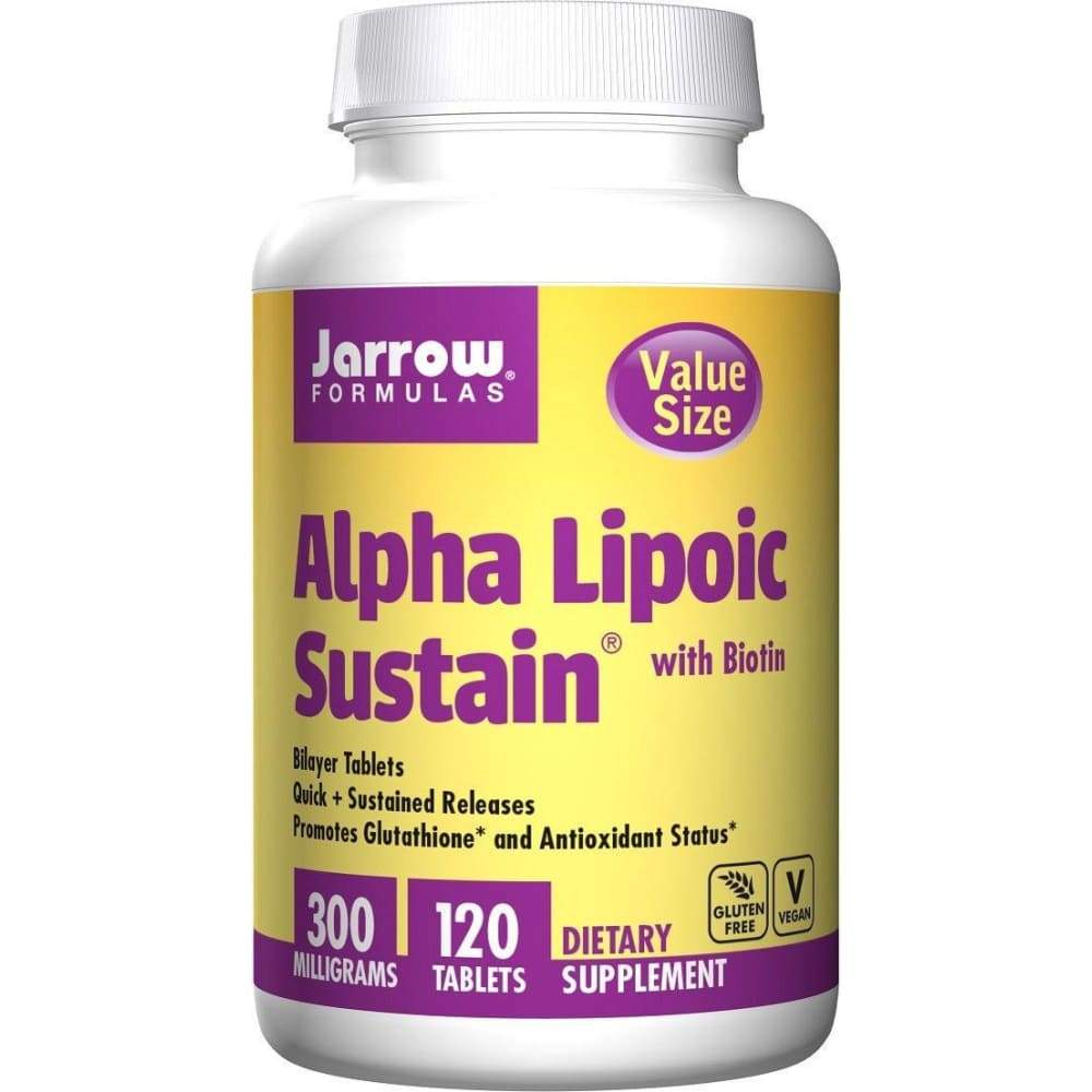 Alpha Lipoic Sustain, 300mg with Biotin - 120 tablets