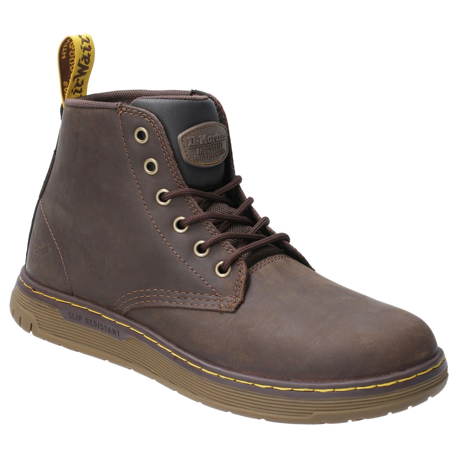 Dr Martens Unisex Ledger Lace Up Safety Boot Brown 29501 - Brown 11