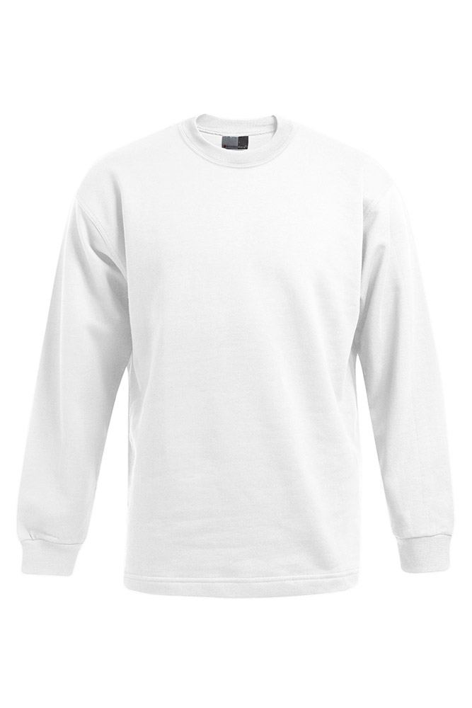 Kasak Sweatshirt Plus Size Herren, Weiß, XXXL