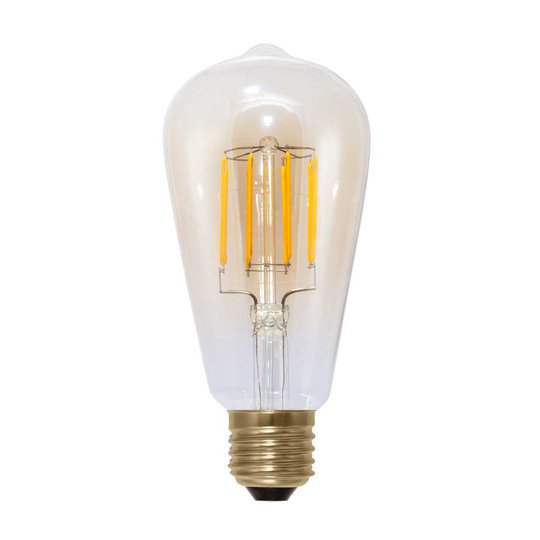 Rustiikkinen LED-lamppu E27 6 W 920 hiililangalla