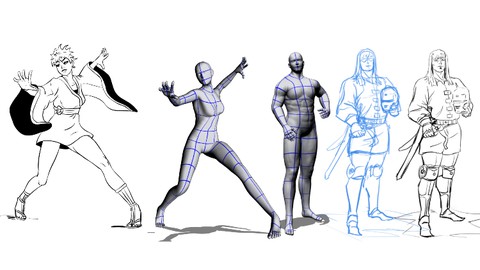 Buy How to use 3d models for drawing - Clip studio paint Online