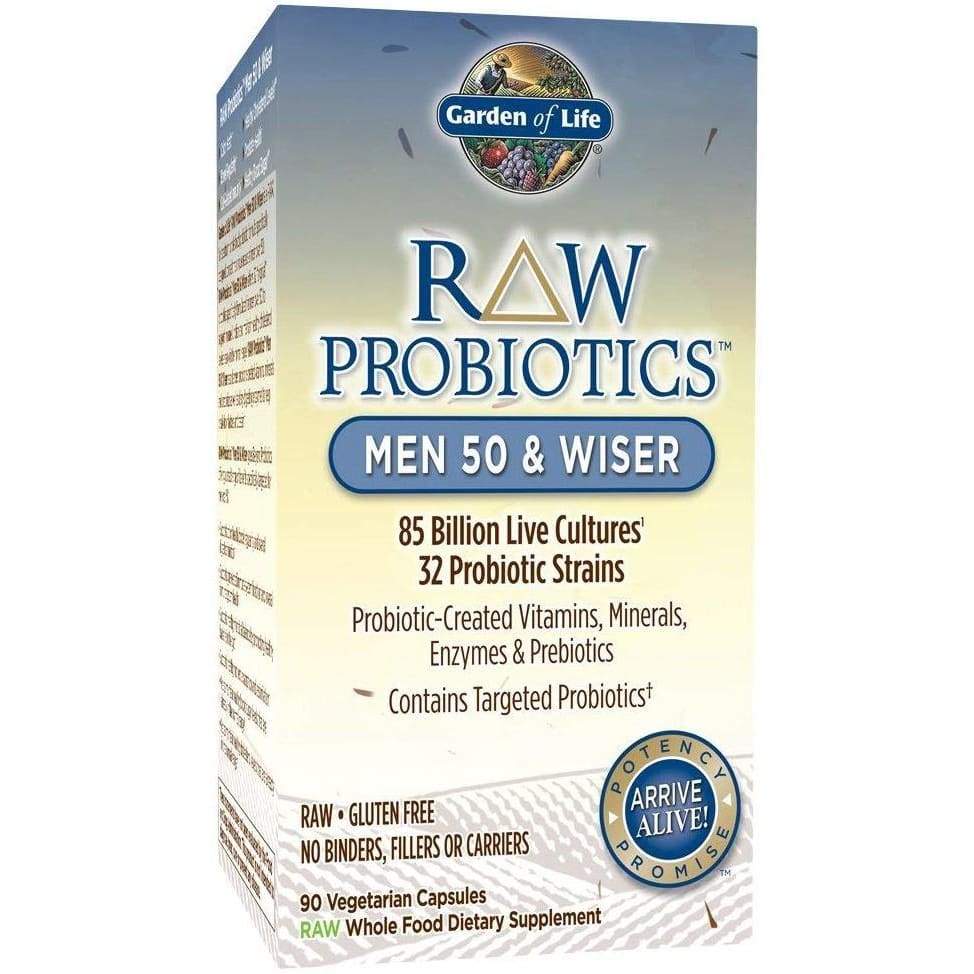Raw Probiotics Men 50 & Wiser - 90 vcaps