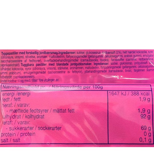 Mentos "Strawberry Mix" 3 x 37,5g - 42% alennus