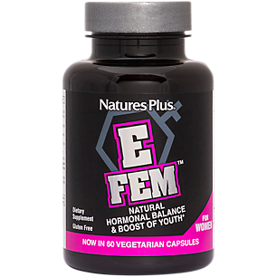 E FEM Natural Hormonal Balance & Boost of Youth for Women (60 Vegetarian Capsules)