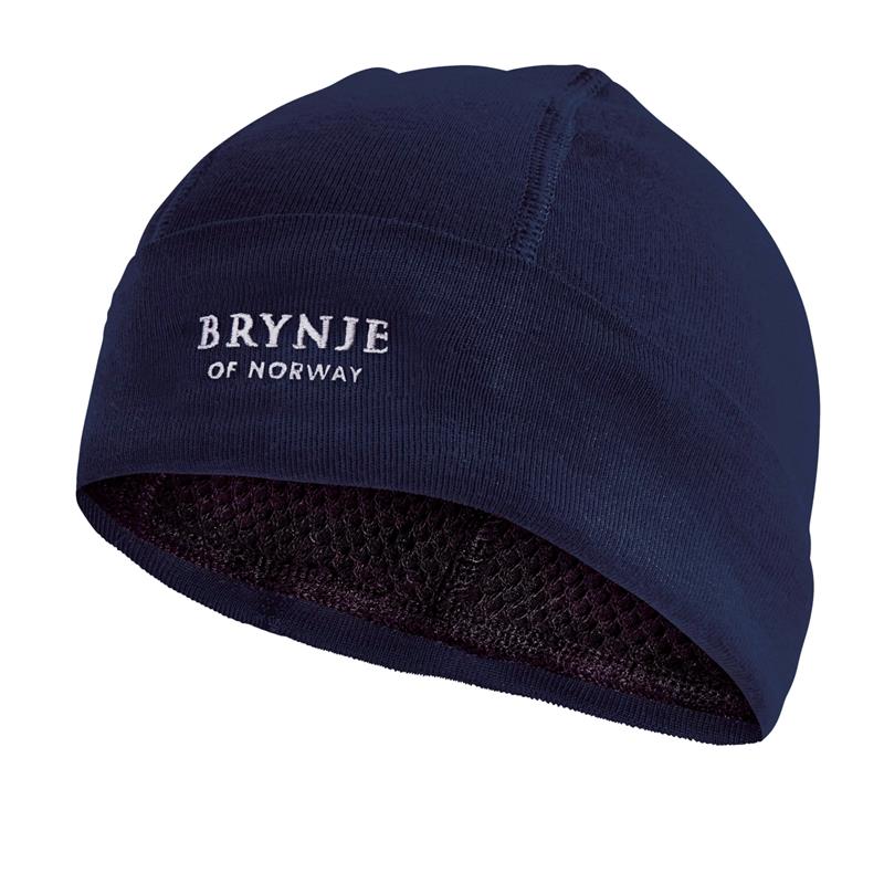 Brynje Arctic Hat Original L Marine Lue med netting på innsiden