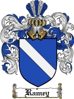 Ramey Family Crest / Coat of Arms JPG or PDF Image Download