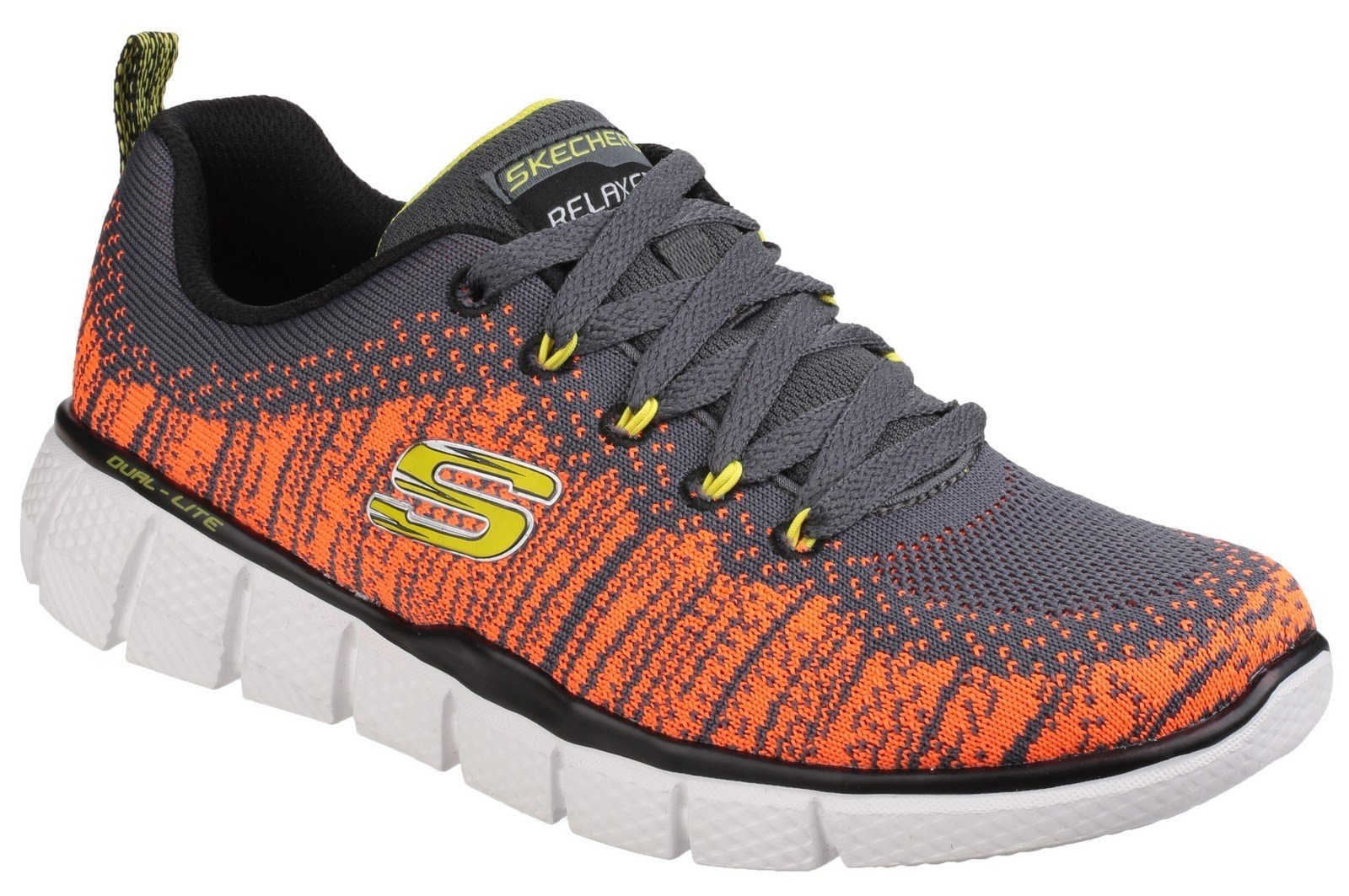Skechers Kid's Equalizer 2.0 Trainer Various Colours 24594 - Charcoal/Orange 10.5
