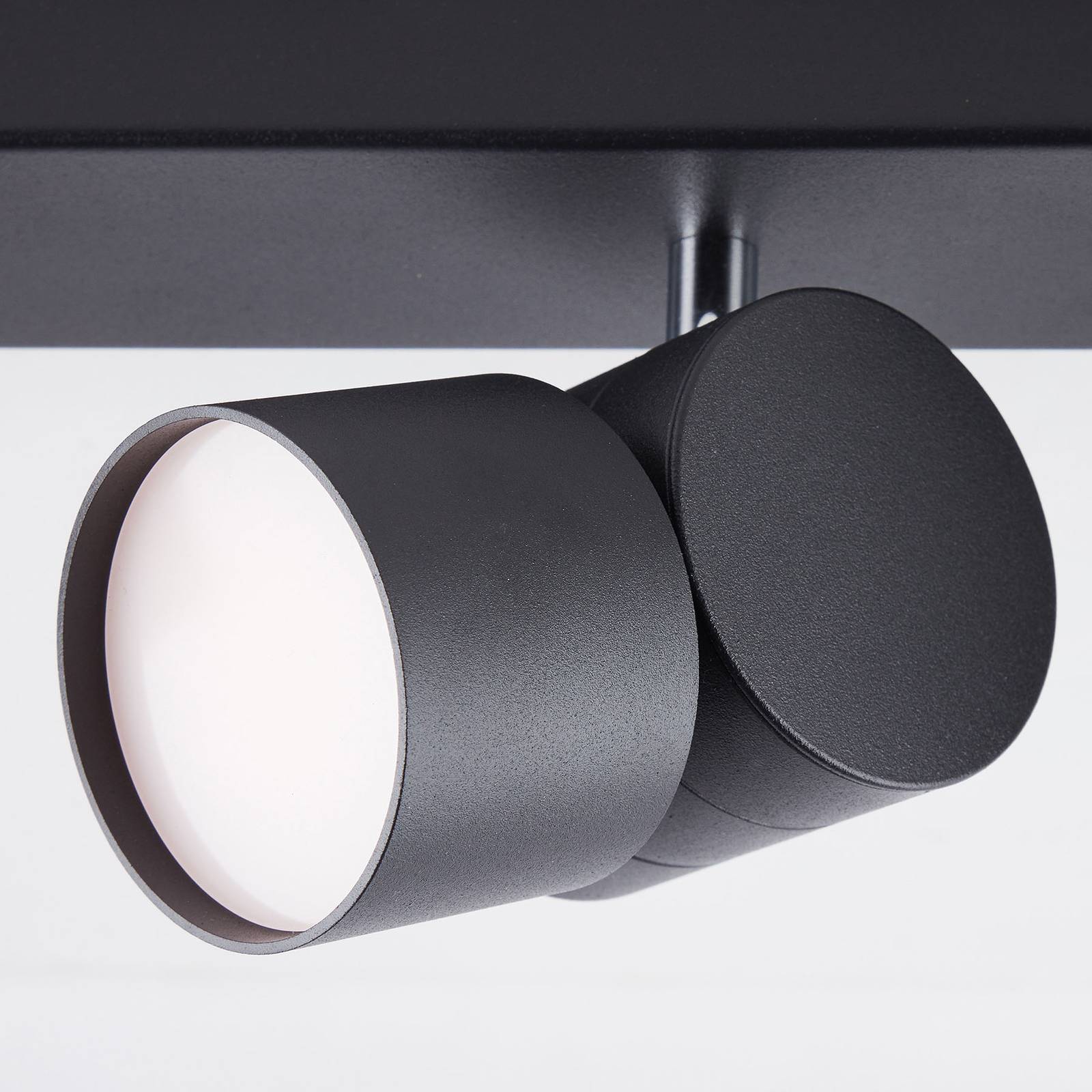AEG Twine -LED-kattokohdevalo musta, 4-lamppuinen