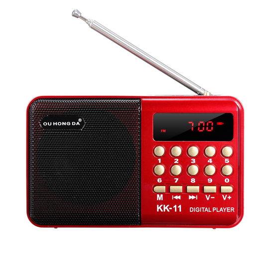 Osta DC 5V 3W Mini Portable Pocket LCD Digital FM Radio Högtalare USB TF  AUX MP3-spelare netistä