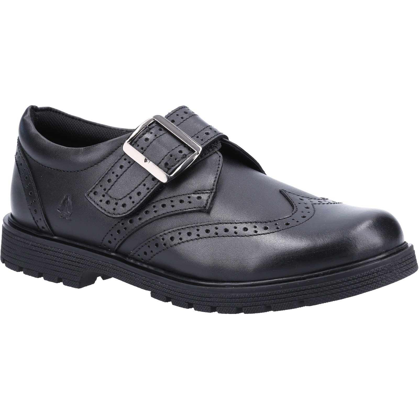 Hush Puppies Kid's Rhiannon Junior School Shoe Black 32625 - Black 12