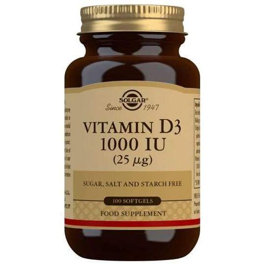 Vitamin D3, 25mcg - 100 softgels
