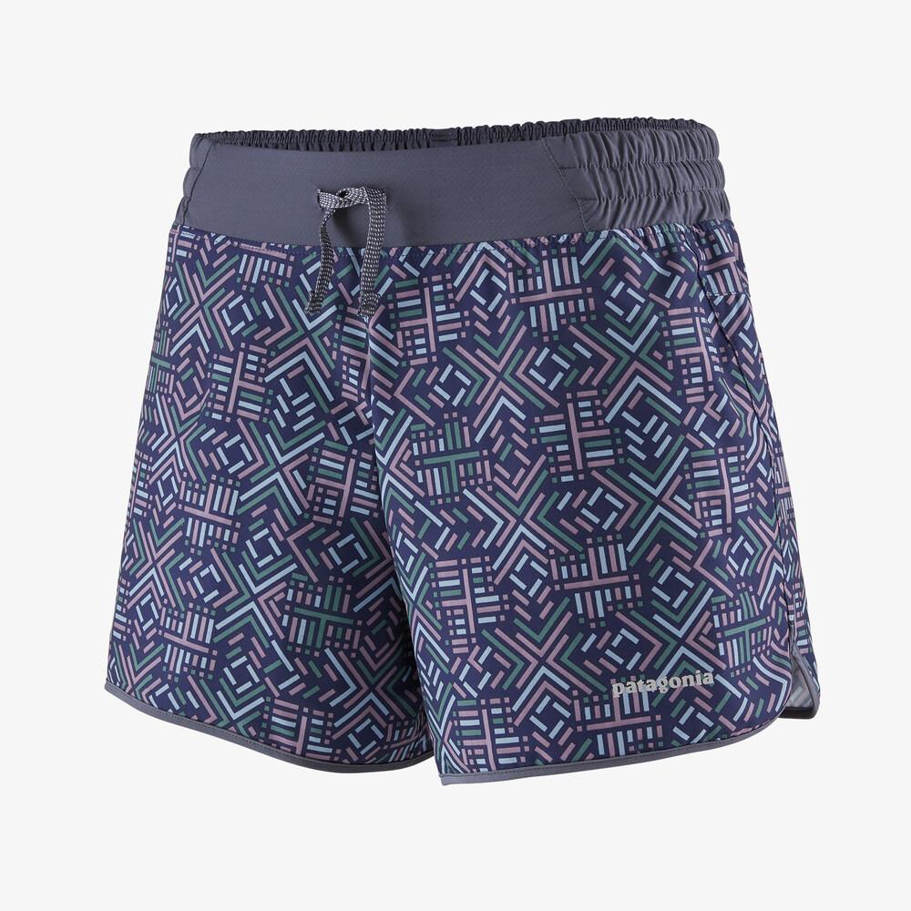 Patagonia Women's Nine Trails Shorts - 6" - Recycled Polyester, Star Dash: Classic Navy / S