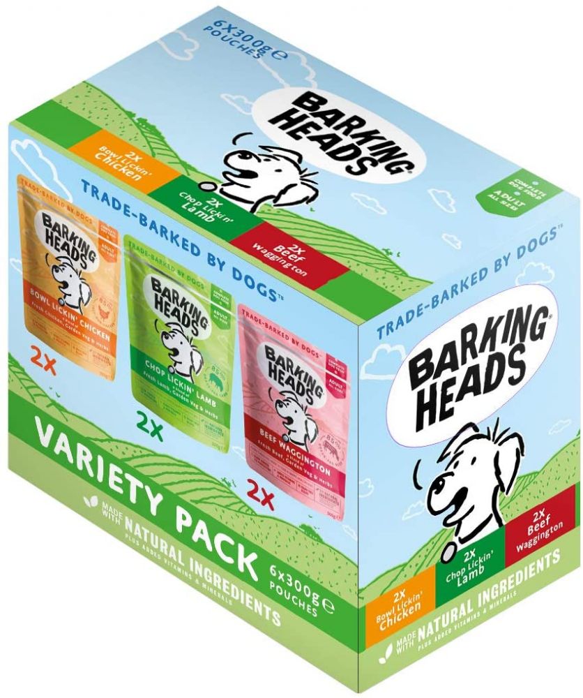 Barking Heads Variety Pack - Saver Pack: 12 x 300g