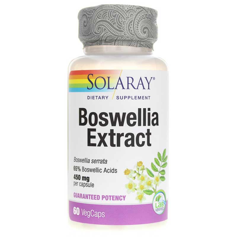 Solaray Boswellia 450 Mg 60 Veg Capsules