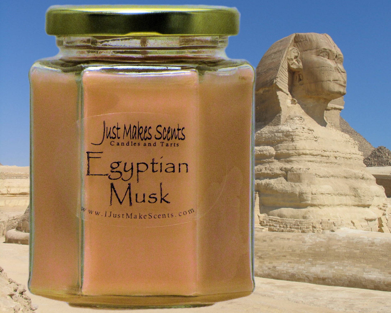 Egyptian Musk Blended Soy Candle - Scented Candles