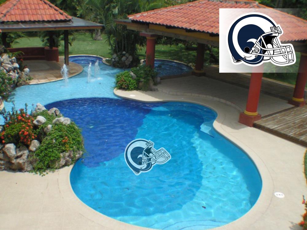 Applied Icon Los Angeles Rams 29-ft Pool Graphic | NFPO1701