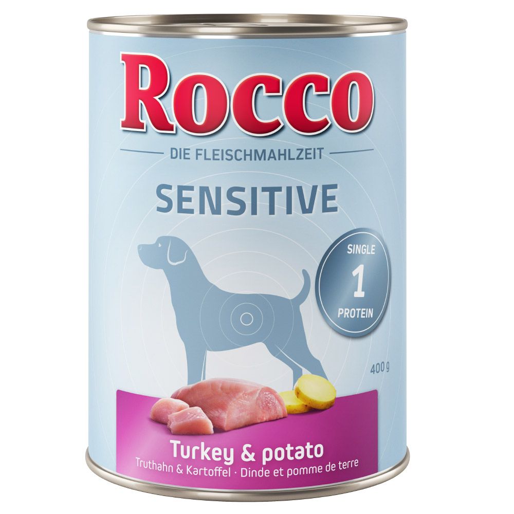 Rocco Sensitive 6 x 400g - Turkey & Potatoes