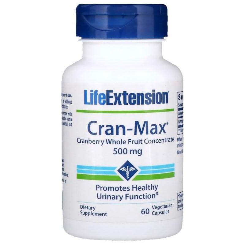 Cran-Max Cranberry Whole Fruit Concentrate, 500mg - 60 vcaps