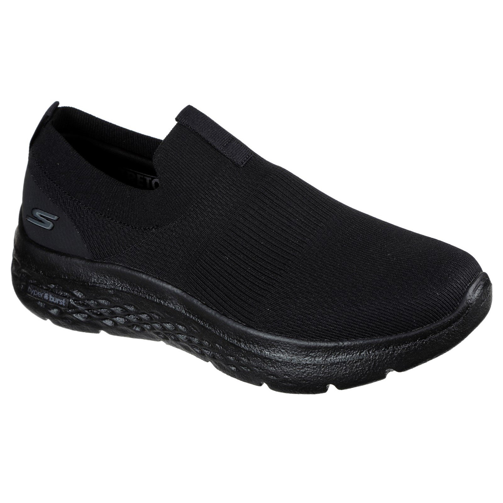 Skechers Men's Go Walk Hyper Burst Manchester Trainer Black 32726 - Black 9