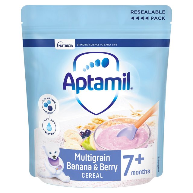 Aptamil Banana & Berry Multigrain Cereal, 7 mths+