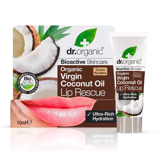 Dr. Organic Virgin Coconut Oil Lip Rescue, 10 ml